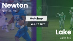 Matchup: Newton vs. Lake  2017