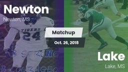 Matchup: Newton vs. Lake  2018