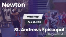 Matchup: Newton vs. St. Andrews Episcopal  2019
