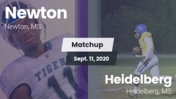 Matchup: Newton vs. Heidelberg  2020