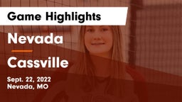 Nevada  vs Cassville  Game Highlights - Sept. 22, 2022