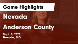Nevada  vs Anderson County  Game Highlights - Sept. 5, 2023