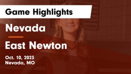 Nevada  vs East Newton  Game Highlights - Oct. 10, 2023
