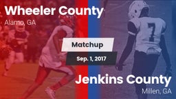 Matchup: Wheeler County vs. Jenkins County  2017