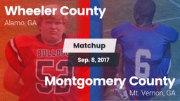 Matchup: Wheeler County vs. Montgomery County  2017