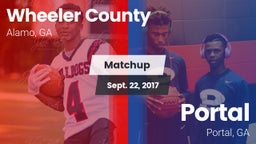 Matchup: Wheeler County vs. Portal  2017