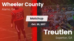 Matchup: Wheeler County vs. Treutlen  2017