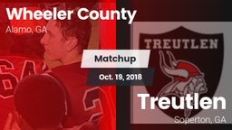 Matchup: Wheeler County vs. Treutlen  2018