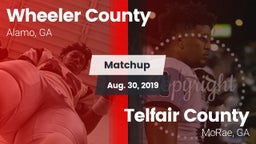 Matchup: Wheeler County vs. Telfair County  2019