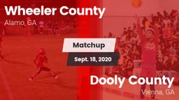 Matchup: Wheeler County vs. Dooly County  2020