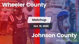 Matchup: Wheeler County vs. Johnson County  2020