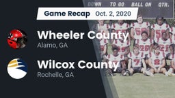 Recap: Wheeler County  vs. Wilcox County  2020