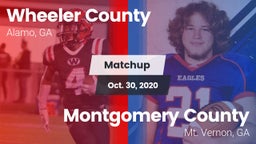 Matchup: Wheeler County vs. Montgomery County  2020