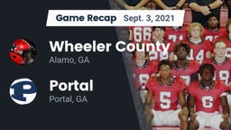 Recap: Wheeler County  vs. Portal  2021