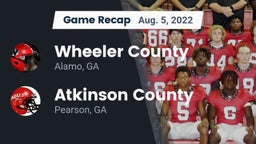 Recap: Wheeler County  vs. Atkinson County  2022