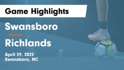 Swansboro  vs Richlands  Game Highlights - April 29, 2022