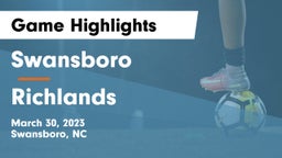 Swansboro  vs Richlands Game Highlights - March 30, 2023