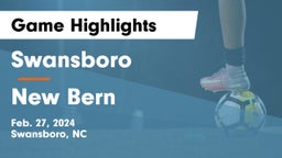 Swansboro  vs New Bern Game Highlights - Feb. 27, 2024