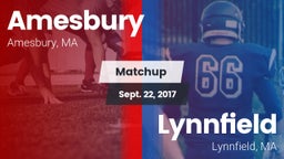 Matchup: Amesbury vs. Lynnfield  2017
