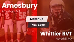 Matchup: Amesbury vs. Whittier RVT  2017