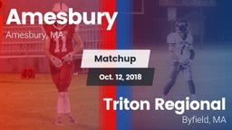 Matchup: Amesbury vs. Triton Regional  2018