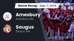 Recap: Amesbury  vs. Saugus  2018