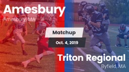 Matchup: Amesbury vs. Triton Regional  2019