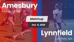 Matchup: Amesbury vs. Lynnfield  2019