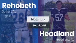 Matchup: Rehobeth vs. Headland  2017