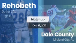 Matchup: Rehobeth vs. Dale County  2017