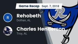 Recap: Rehobeth  vs. Charles Henderson  2018