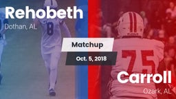 Matchup: Rehobeth vs. Carroll   2018