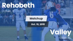 Matchup: Rehobeth vs. Valley  2018