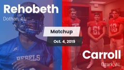 Matchup: Rehobeth vs. Carroll   2019