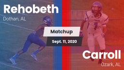 Matchup: Rehobeth vs. Carroll   2020