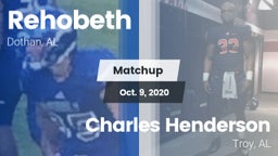 Matchup: Rehobeth vs. Charles Henderson  2020