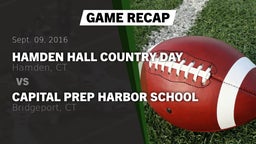 Recap: Hamden Hall Country Day  vs. Capital Prep Harbor School 2016