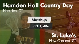 Matchup: Hamden Hall Country  vs. St. Luke's  2016