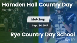 Matchup: Hamden Hall Country  vs. Rye Country Day School 2017