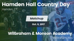 Matchup: Hamden Hall Country  vs. Wilbraham & Monson Academy  2017