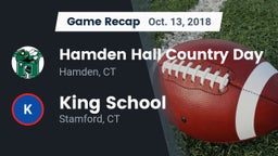 Recap: Hamden Hall Country Day  vs. King School 2018