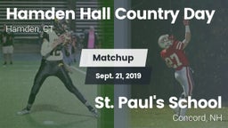 Matchup: Hamden Hall Country  vs. St. Paul's School 2019