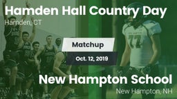 Matchup: Hamden Hall Country  vs. New Hampton School  2019