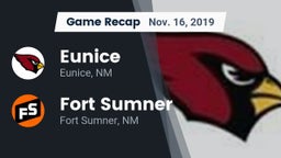 Recap: Eunice  vs. Fort Sumner  2019