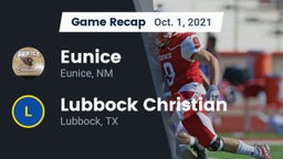 Recap: Eunice  vs. Lubbock Christian  2021