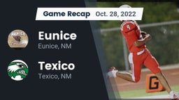 Recap: Eunice  vs. Texico  2022