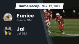 Recap: Eunice  vs. Jal  2022
