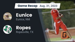Recap: Eunice  vs. Ropes  2023