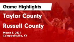 Taylor County  vs Russell County Game Highlights - March 5, 2021