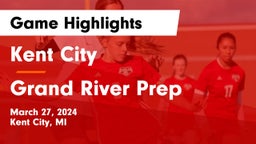 Kent City  vs Grand River Prep Game Highlights - March 27, 2024
